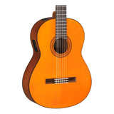 Guitarra Clásica Criolla Yamaha Cgx102 Con Afinador Cuo Color Marrón Material Del Diapasón Palo De Rosa Orientación De La Mano Diestro