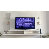 Mueble Rack Colgante De Tv Blanco