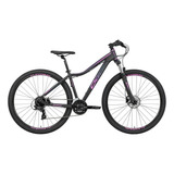 Bicicleta Aro 29 Oggi Float 5.0 Hds 24v 2022 Feminina Cor Preto/rosa Tamanho Do Quadro 17