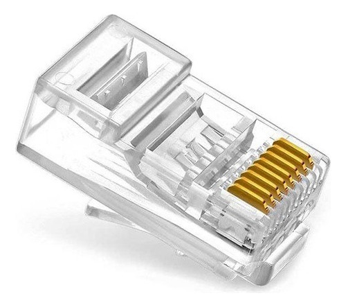 Conector Rj45 Cat6 X 100 Unidades 