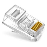 Conector Rj45 Cat6 X 100 Unidades 