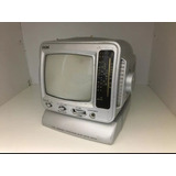 Mini Tv Vicini 5  Antiga Preta E Branca