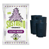 Sustrato Cultivate Indoor 80lts Con 4 Macetas 1/4 De Regalo