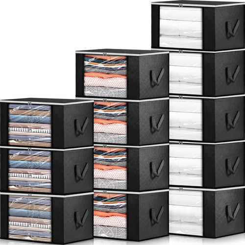 12 Pcs Organizador Ropa Cajas Almacenamiento Gran Capacidad