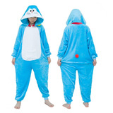 Pijama Con Diseño De Animales Kigurumi Doraemon Para Niñas Y