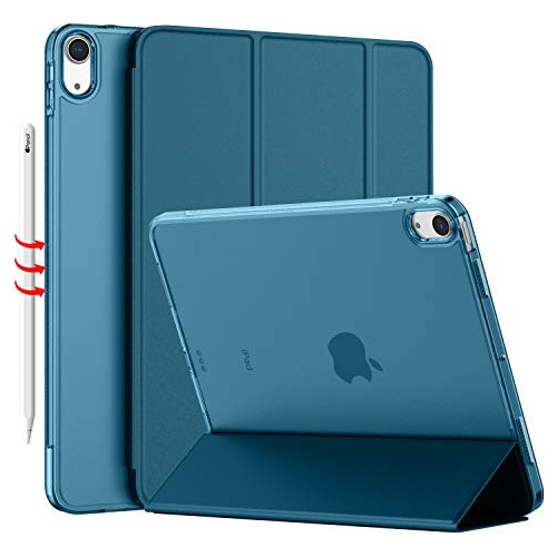 Funda iPad Air 4 Imieet Ligera Delgada Soporte Verde Azulado