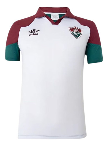Camisa Masculina Pólo Viagem Umbro Fluminense 2023 Verde