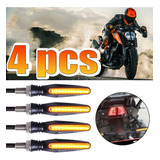 4pz Direccionales Led Moto Secuencial Motocicleta