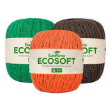 Kit 5 Barbante Euroroma Ecosoft 8/12- Escolha As Cores