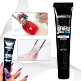 Jewerly Gel Glue Uv Led 15ml Pegamento Strass Uñas Cherimoya