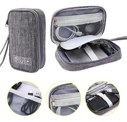 Bolso Organizador De Cables Usb/cargador/accesorios 