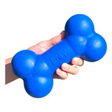 Brinquedo Para Cães Osso Maciço Cachorro Grande Rottweiler Cor Azul