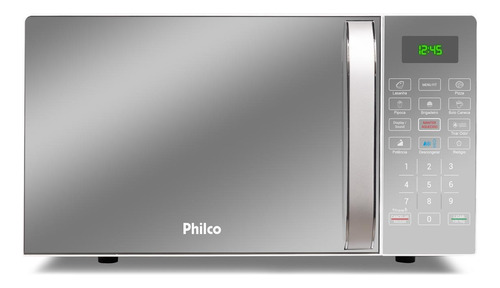 Microondas 20l Philco Pme25 1100w Limpa Fácil Espelhado