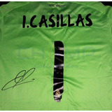 Jersey Autografiado Iker Casillas Real Madrid Portero 2014