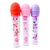 Lip Gloss Microfone Glitter Brilho Labial Fácil Aplicação