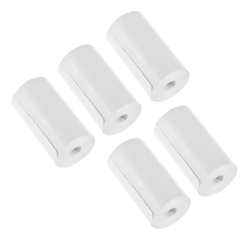 Kit 5 Rollos De Papel Térmico 56mm Para Mini Impresora Pos Color Blanco