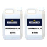 Propilenoglicol Usp Puro 10 Lts Propileno Glicol - 2 Galões 