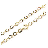 Corrente Love 50cm Ouro 18k Gargantilha Feminino