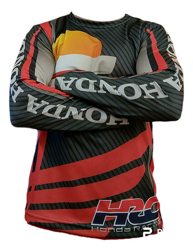 Remera Motocross Manga Larga