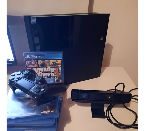 Playstation 4 Fat 500gb + 1 Control, Camara Y 8 Juegos