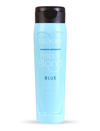 Shampoo Matizador Azul Blond Happy X250ml Bekim