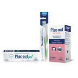 Cepillo Fluordent + Plac-out Colutorio + Plac-out Gel
