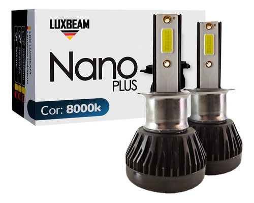 Par Super Led Nano Plus H1 H4 H7 H11 H27 Hb4 8000k Luxbeam