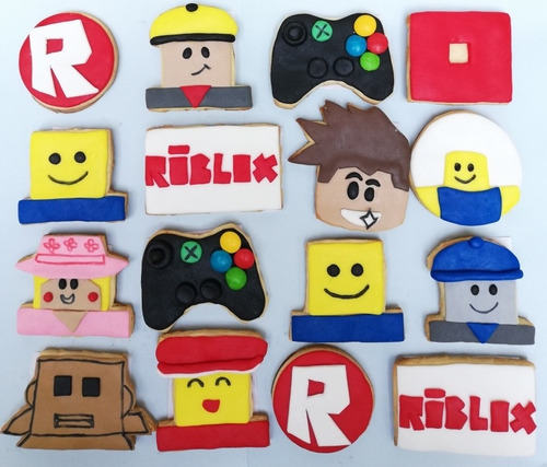 Cookies Cupcakes Torta Roblox Box Cumpleaños Roblox