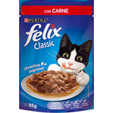 Alimento Gato Sobre Purina Felix Adulto Carne En Salsa85g Np