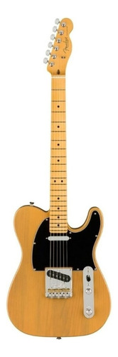 Guitarra Eléctrica Fender American Professional Ii Telecaster De Aliso Butterscotch Blonde Brillante Con Diapasón De Arce