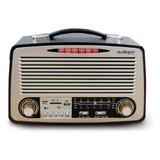 Radio Retro Portatil Bluetooth-fm-usb-sd Recargable Audiopro