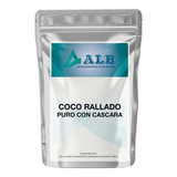 Coco Rallado Puro Con Cascara 1 Kilo Alb