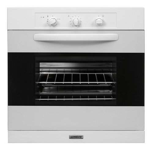 Horno Longvie H1700bf 60x60 Bco Valv/seguridad Gri