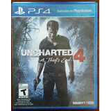 Juego Uncharted 4 Ps4 Usado Fisico Como Nuevo Playstation 4