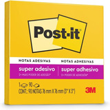 Bloco Adesivo 76mmx76mm Com 90 Folhas Post-it