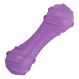 Juguete Hueso Para Perro Mordedera Flexible Sonido Jr1198 Color Morado 11000