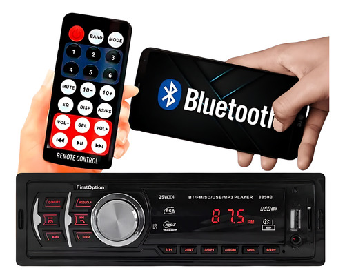 Radio Automotivo Sem Toca Cd Mp3 Player Bluetooth First Usb