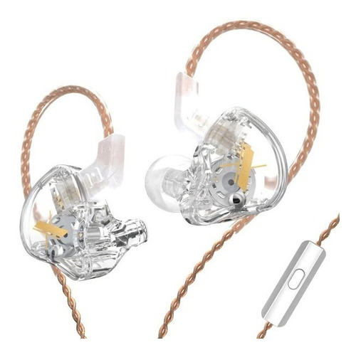 Audífonos Kz Edx Monitores In Ear Hifi + Ear Tips Zs3 Ed12