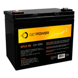 Bateria Selada 12v 35ah Ciclo Profundo Gp12-35 Getpower