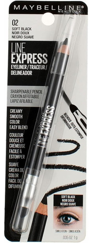 Maybelline Delineador De Ojos Line Express 1g Color 02 Soft Black