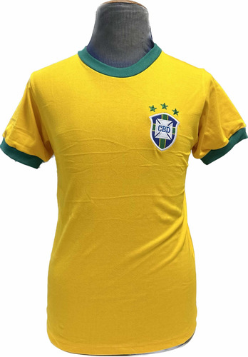 Camisa Seleção Brasileira De 1974 Retro Athleta