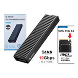 Case Usb C 3.1 Gen2 10gbps Ssd M.2 Nvme Pcie - Orico