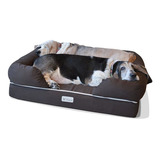 Cama Para Perro, Almohadilla Firmeza Media Forro Impermeable