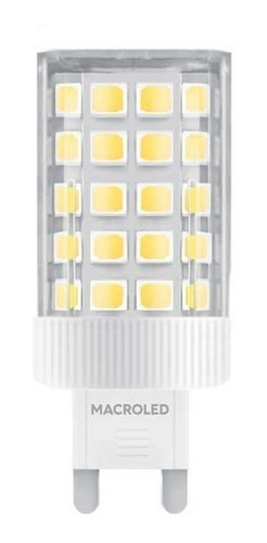 5 Lampara Bipin Led G9 Macroled 9w  Luz Calida