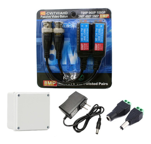 Kit Accesorios Cámaras De Seguridad 8mpx/5mpx/4mpx/2mpx/1mpx