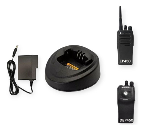 Cargador Rapido Compatible Con Radios Motorola Ep450, Dep450