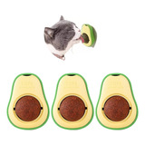 Kit 3 Brinquedo Para Gatos Abacate Catnip Erva Gato Natural