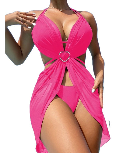 Juego Traje De Baño Sexy 3 Piezas Bikini Para Mujer Dama 