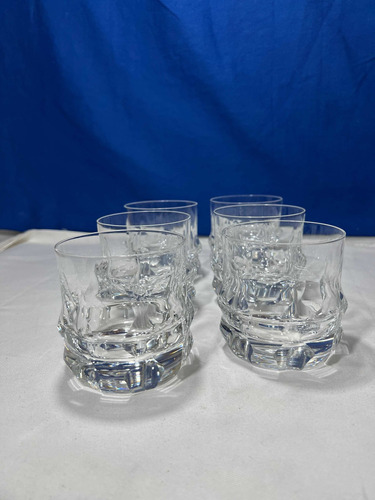 Vasos De Whisky En Cristal  Diseño A Temporal C24 Rc
