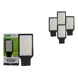 Lampara Luminaria Led Suburbana 200w 9900lm Exterior 4 Pzas